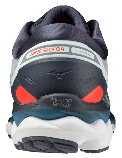 Кроссовки мужские Mizuno Wave Sky 4 Св.Гол/Зол/Чернильн - Фото 3 большая
