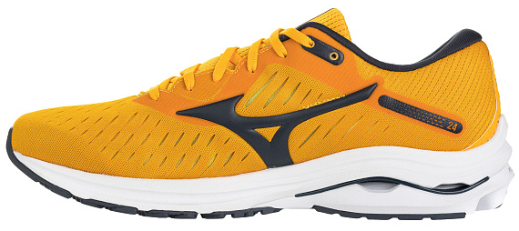 Кроссовки мужские Mizuno Wave Rider 24 Оранж/Т.Сер - Фото 5 большая