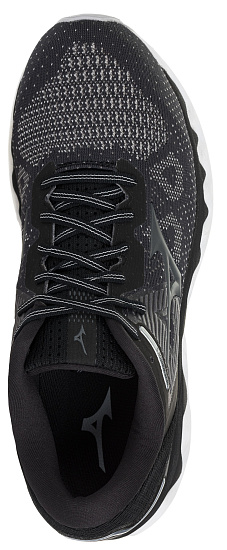 Кроссовки мужские Mizuno Wave Horizon 5 Чер/Т.Сер/Бел - Фото 2 большая