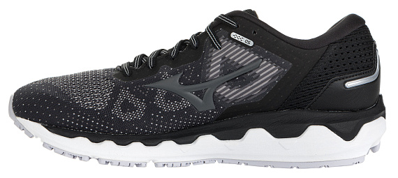 Кроссовки мужские Mizuno Wave Horizon 5 Чер/Т.Сер/Бел - Фото 5 большая