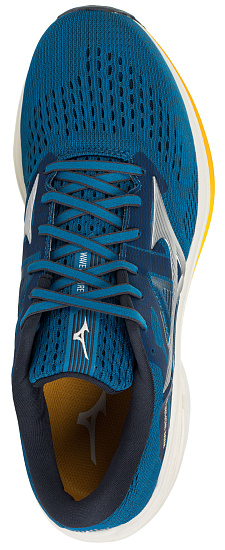 Кроссовки мужские Mizuno Wave Inspire 17 Син/Сереб/Оранж - Фото 2 большая