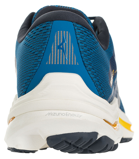 Кроссовки мужские Mizuno Wave Inspire 17 Син/Сереб/Оранж - Фото 3 большая