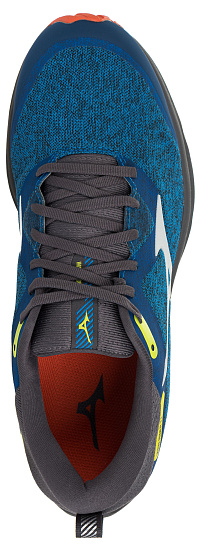 Кроссовки мужские Mizuno Wave Rider TT 2 Син/Син/Крас - Фото 2 большая