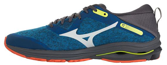 Кроссовки мужские Mizuno Wave Rider TT 2 Син/Син/Крас - Фото 5 большая