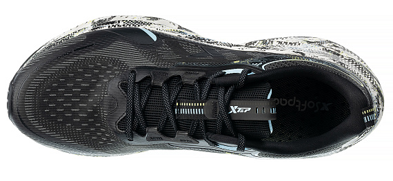 Кроссовки мужские Xtep Power Run Black/Baby Blue Eyes - Фото 4 большая