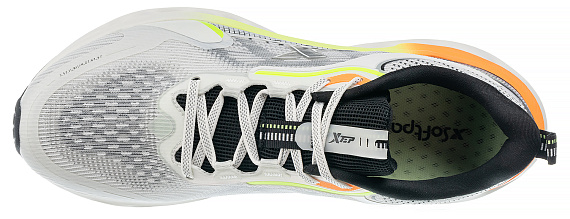 Кроссовки мужские Xtep Power Run Canvas White/Black - Фото 4 большая