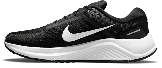 Кроссовки мужские Nike Air Zoom Structure 24 Black/White - Фото 2 большая