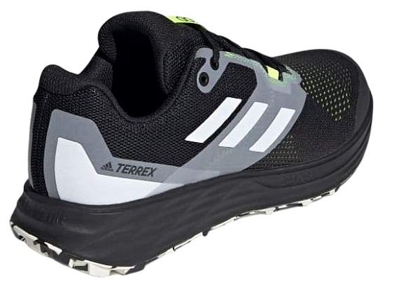 Кроссовки мужские Adidas Terrex Two Flow Grey/Crystal White/Solar Yellow - Фото 5 большая