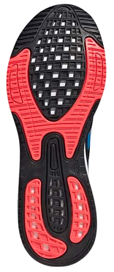 Кроссовки мужские Adidas Supernova + Core Black/Blue Rush/Turbo - Фото 3 большая