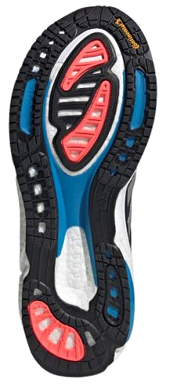 Кроссовки мужские Adidas Solar Boost 4 Shadow Navy/Silver Metallic/Turbo - Фото 3 большая