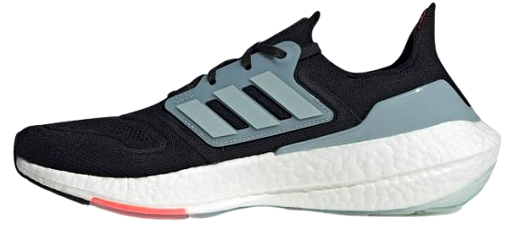 Кроссовки мужские Adidas Ultraboost 22 Core Black/Magic Grey/Turbo - Фото 6 большая