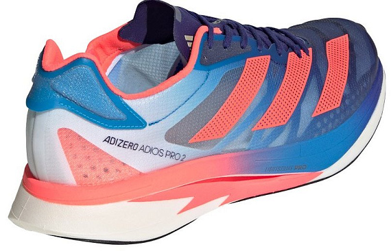 Кроссовки Adidas Adizero Adios Pro 2 Legacy Indigo/Turbo/Skyrus - Фото 6 большая