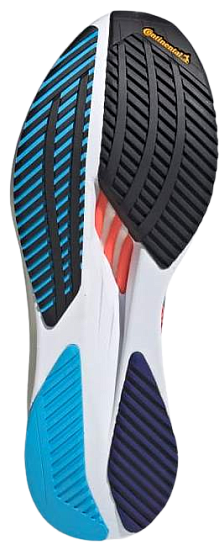 Кроссовки мужские Adidas Adizero Boston 10 Legacy Indigo/Turbo/Sky Rush - Фото 3 большая