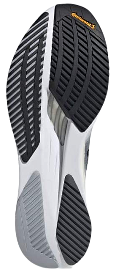Кроссовки мужские Adidas Adizero Boston 10 Cloud White/Core Black/Silver Metallic - Фото 3 большая