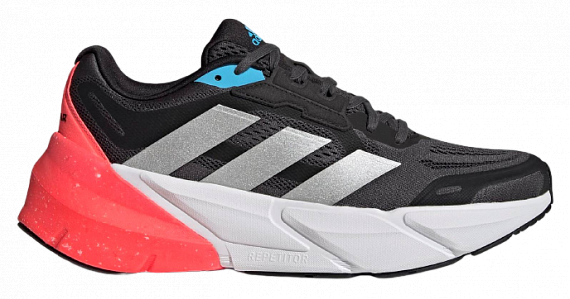 Кроссовки мужские Adidas Adistar Grey Six/Silver Metallic/Turbo - Фото 1 большая