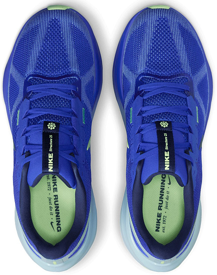 Кроссовки мужские Nike Air Zoom Structure 25 Hyper Royal/Midnight Navy/Lt Armory Blue - Фото 5 большая