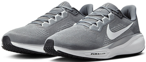 Кроссовки мужские Nike Air Zoom Pegasus 41 Cool Grey/White/Wolf Grey/Pure Platinum - Фото 2 большая