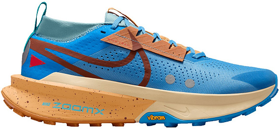 Кроссовки мужские Nike Zoomx Zegama Trail 2 Blue Beyond/Copper Moon/Photo Blue - Фото 1 большая