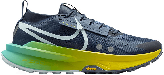 Кроссовки мужские Nike Zoomx Zegama Trail 2 Thunder Blue/Glacier Blue/Diffused Blue - Фото 1 большая