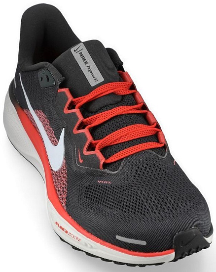 Кроссовки мужские Nike Air Zoom Pegasus 41 Wide Dk Smoke Grey/Black/Lt Crimson - Фото 2 большая
