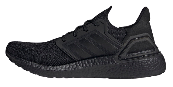 Кроссовки мужские Adidas Ultraboost 20 Cblack/Cblack/Solred - Фото 7 большая