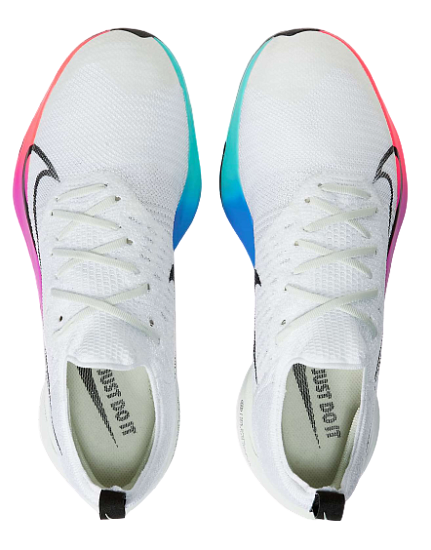 Кроссовки мужские Nike Air Zoom Tempo Next% White/Violet - Фото 6 большая