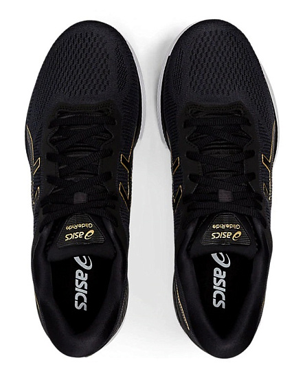 Кроссовки мужские ASICS GlideRide Black/Pure Gold - Фото 4 большая