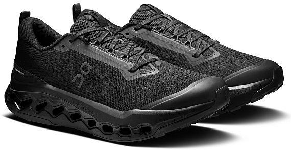Кроссовки мужские On Cloudsurfer Trail 2 Black/Eclipse - Фото 3 большая