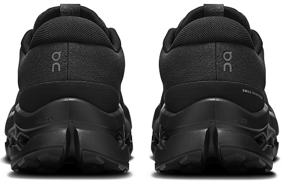 Кроссовки мужские On Cloudsurfer Trail 2 Wp Black/Black - Фото 4 большая