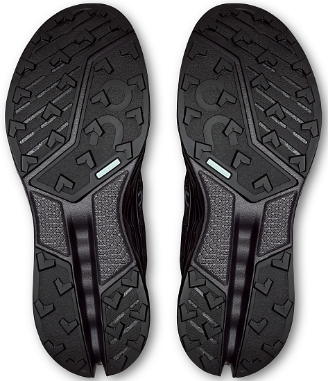 Кроссовки мужские On Cloudsurfer Trail 2 Wp Black/Black - Фото 6 большая