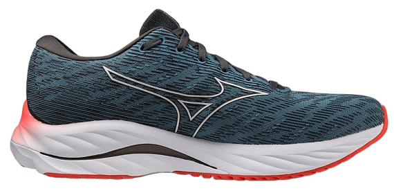 Кроссовки мужские Mizuno Wave Rider 26 ProvBlue/NimbClud/Soleil - Фото 2 большая