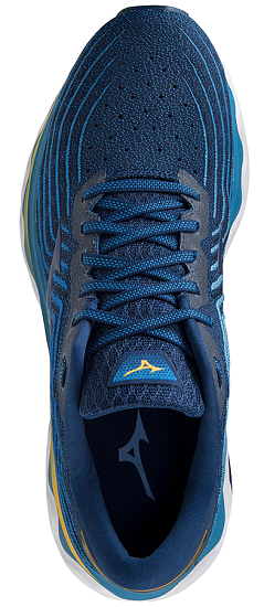 Кроссовки мужские Mizuno Wave Horizon 6 EstBlue/EstBlue/FrenBlue - Фото 3 большая