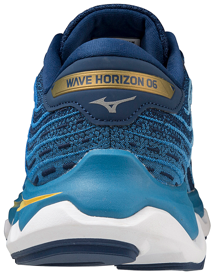 Кроссовки мужские Mizuno Wave Horizon 6 EstBlue/EstBlue/FrenBlue - Фото 4 большая