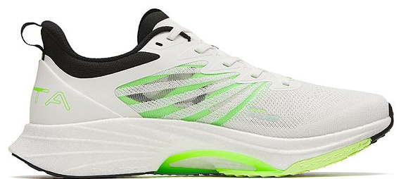 Кроссовки мужские Anta Mach 3.0 Paper White/Luminance Green/Black - Фото 3 большая