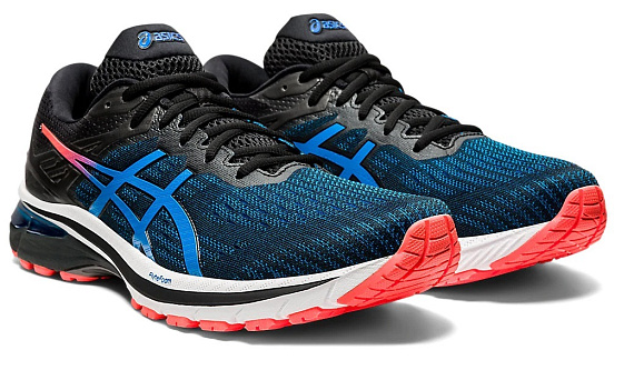 Кроссовки мужские ASICS GT-2000 9 Black/Directoire Blue - Фото 8 большая