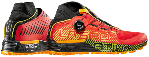 Кроссовки мужские La Sportiva Cyklon Sunset/Lime Punch - Фото 5 большая