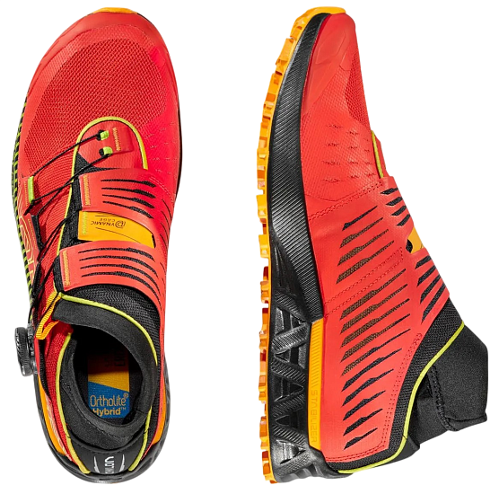 Кроссовки мужские La Sportiva Cyklon Sunset/Lime Punch - Фото 6 большая