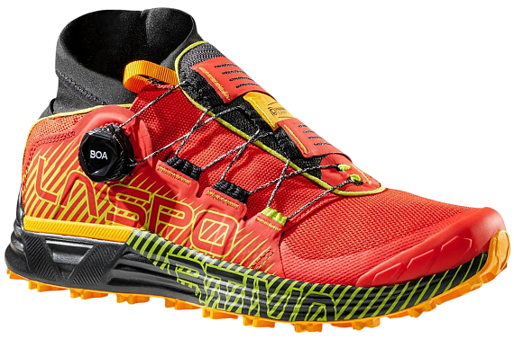 Кроссовки мужские La Sportiva Cyklon Sunset/Lime Punch - Фото 8 большая