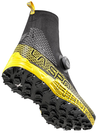 Кроссовки мужские La Sportiva Cyklon Cross Gtx Black/Yellow - Фото 4 большая