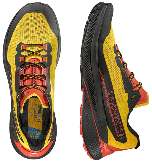 Кроссовки мужские La Sportiva Prodigio Yellow/Black - Фото 6 большая