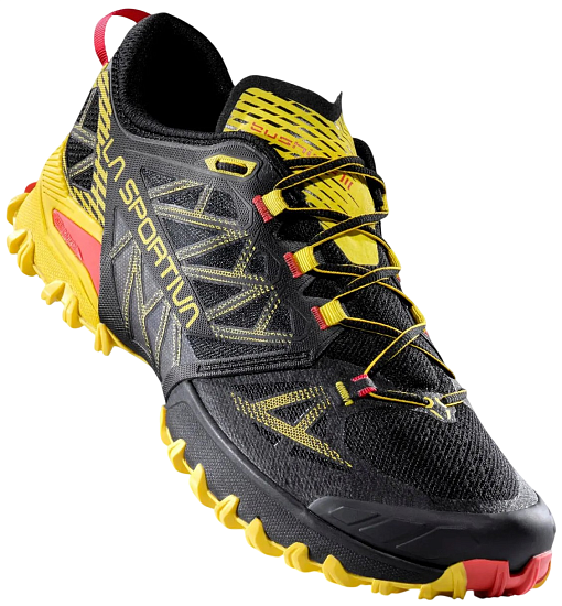 Кроссовки мужские La Sportiva Bushido III Black/Yellow - Фото 2 большая