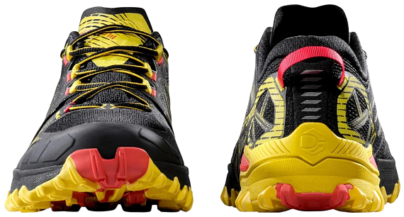 Кроссовки мужские La Sportiva Bushido III Black/Yellow - Фото 3 большая