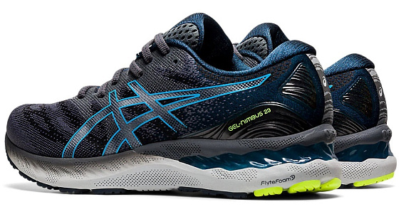 Кроссовки мужские ASICS Gel-Nimbus 23 Carrier Grey/Digital Aqua - Фото 6 большая