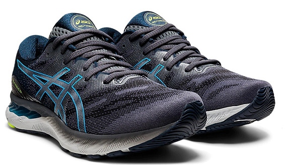 Кроссовки мужские ASICS Gel-Nimbus 23 Carrier Grey/Digital Aqua - Фото 7 большая