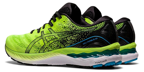 Кроссовки мужские ASICS Gel-Nimbus 23 Hazard Green/Black - Фото 7 большая