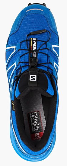 Кроссовки мужские Salomon Speedcross 4 Gtx Skdi/Indigo B - Фото 4 большая
