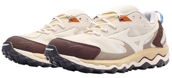 Кроссовки Mizuno Wave Mujin Tl Gtx Summer Sand/Pristine/Chicory C - Фото 5 большая