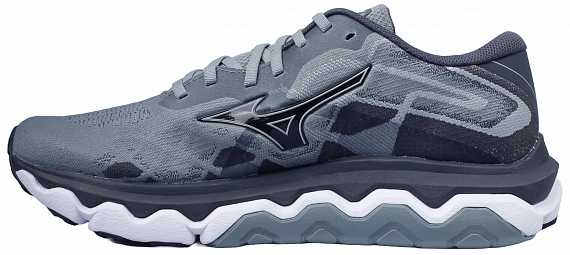 Кроссовки мужские Mizuno Wave Horizon 7 Lead/Nickel/Cayenne - Фото 2 большая