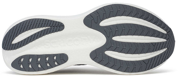 Кроссовки мужские Saucony Triumph 23 Black/White - Фото 2 большая
