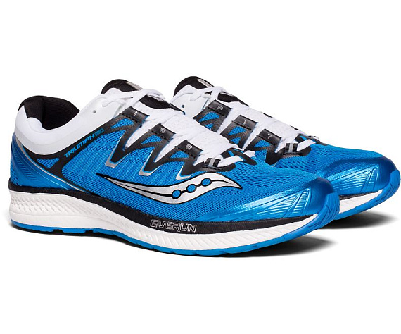 Кроссовки мужские Saucony Triumph ISO 4 Blue/Black/White - Фото 5 большая